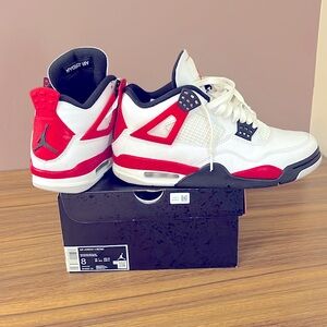 Like new mens US 8 concrete Red Nike Air Flight hard to find!